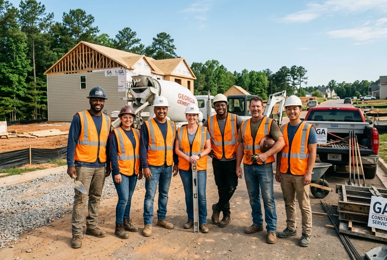 Johns Creek Concrete Contractors professional team — concrete contractors in Johns Creek, GA