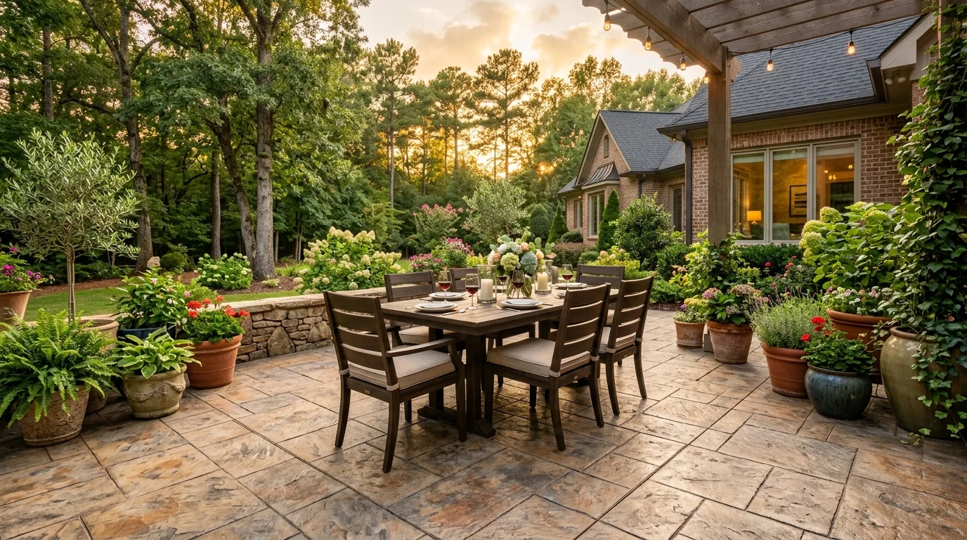 Stamped Concrete vs. Pavers: Best for Johns Creek Homes?